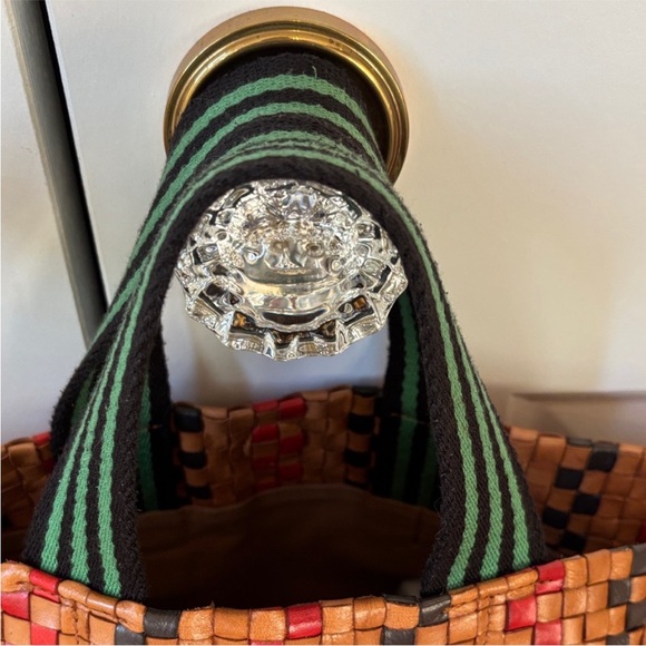 Clare V Woven Leather Bateau Tote Bag - Picture 4 of 7